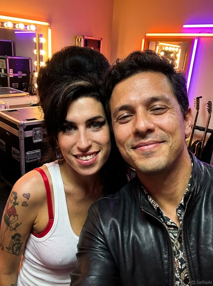 Selfie with Amy Winehouse