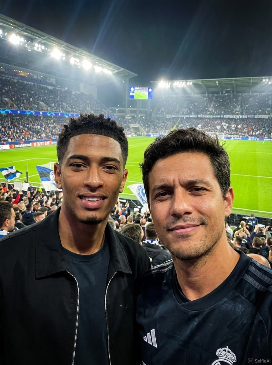 AI Selfie with Jude Bellingham