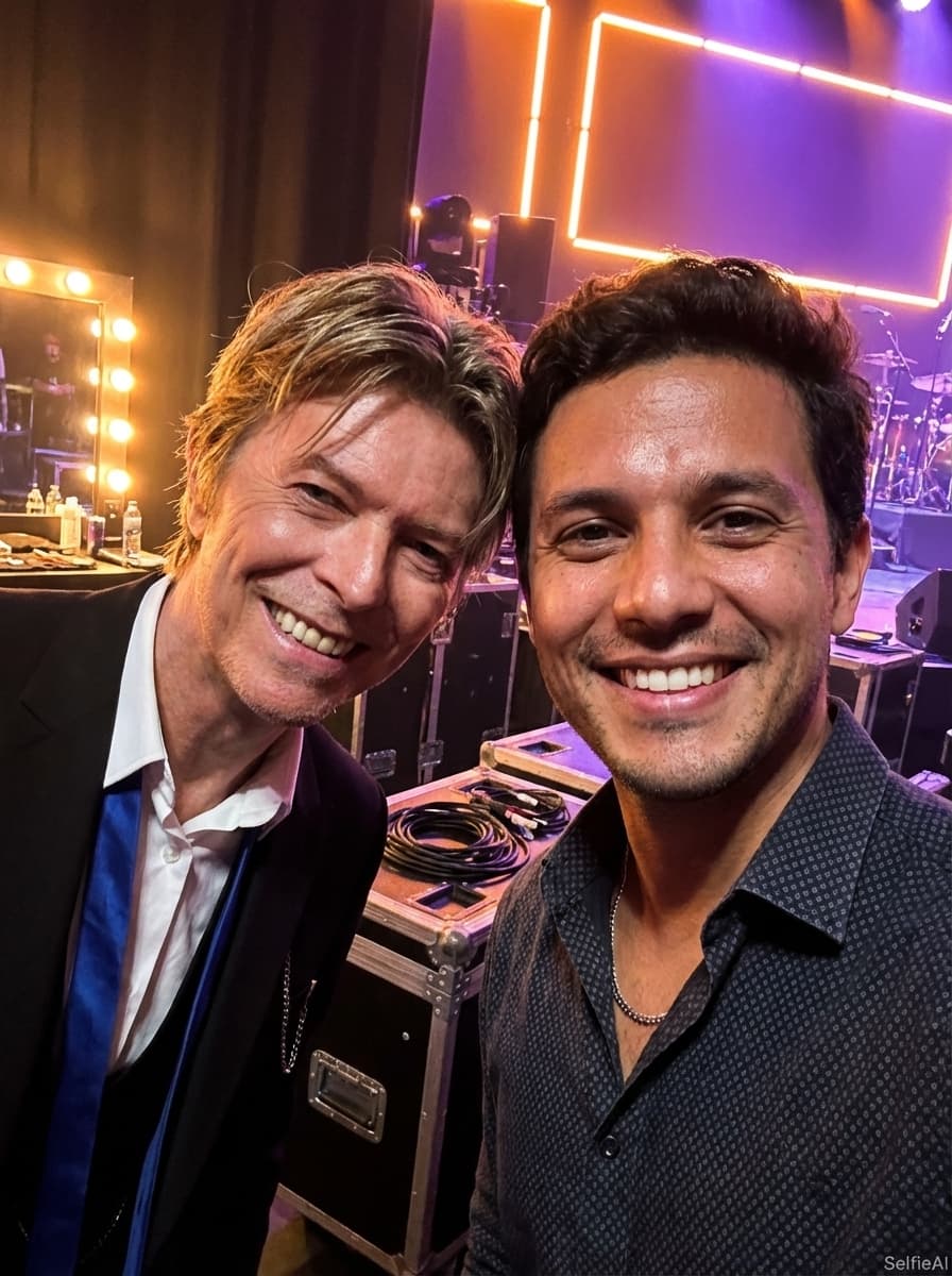 Selfie with David Bowie