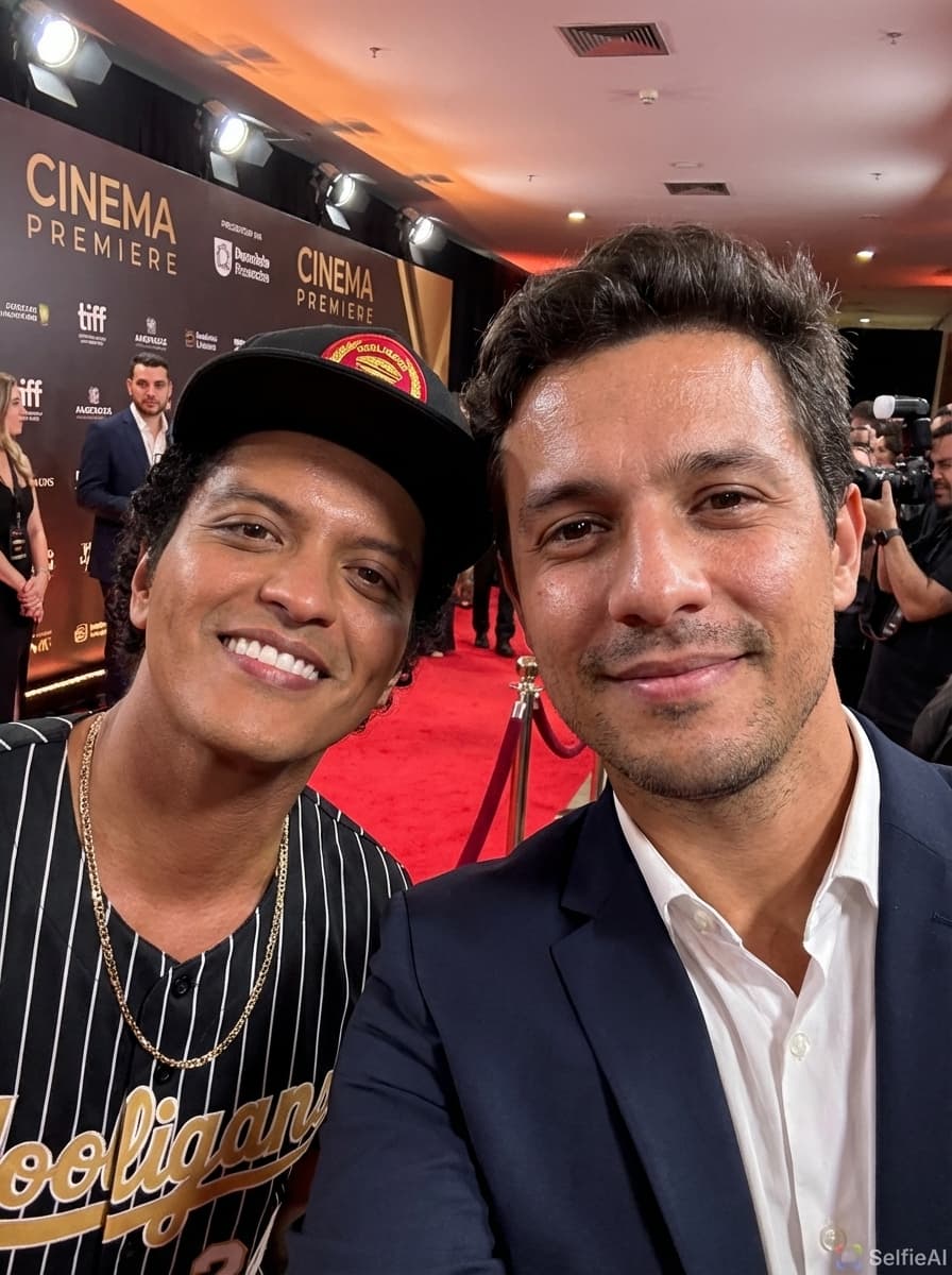 Selfie with Bruno Mars