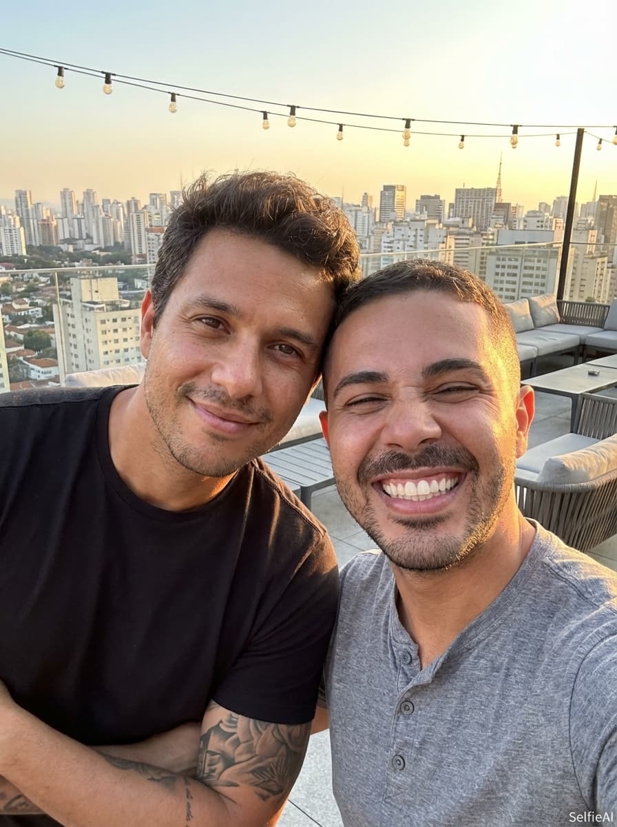 Selfie com Carlinhos Maia