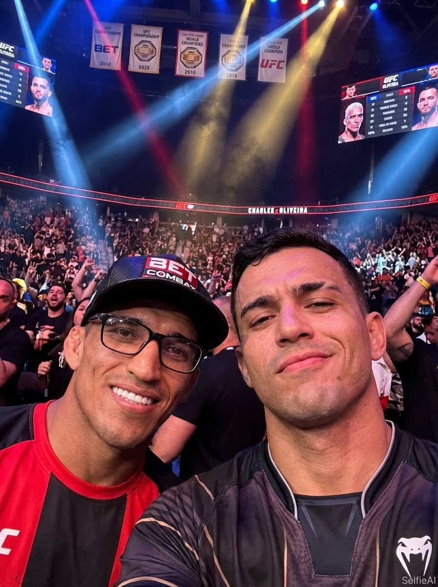 AI Selfie with Charles Oliveira