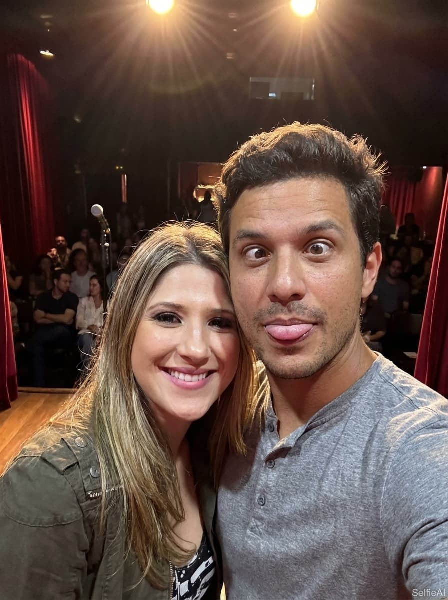 Selfie com Dani Calabresa