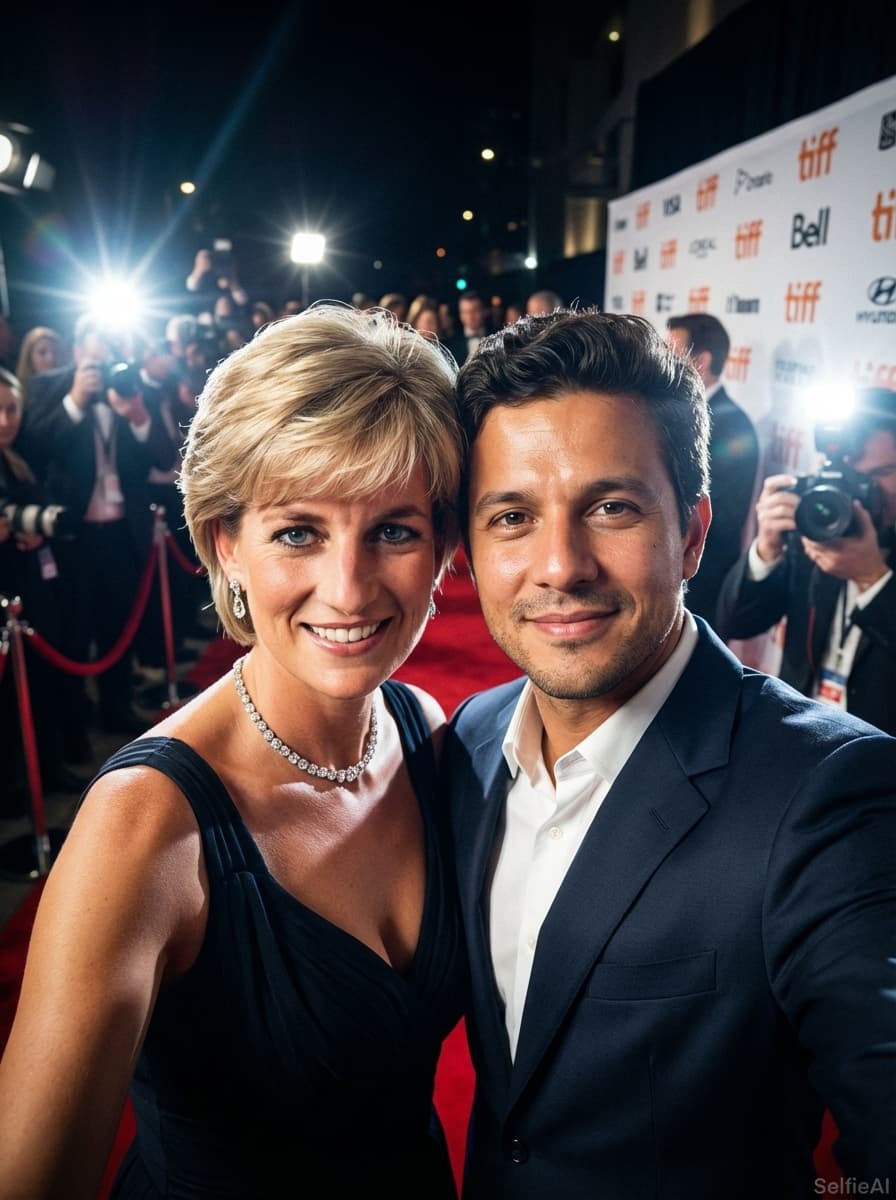 Selfie IA com Princess Diana