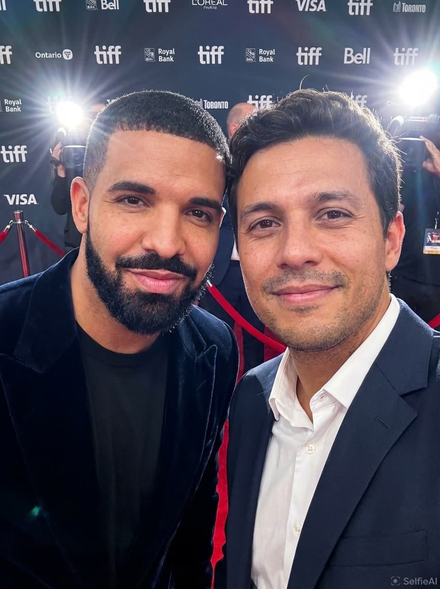 Selfie IA com Drake