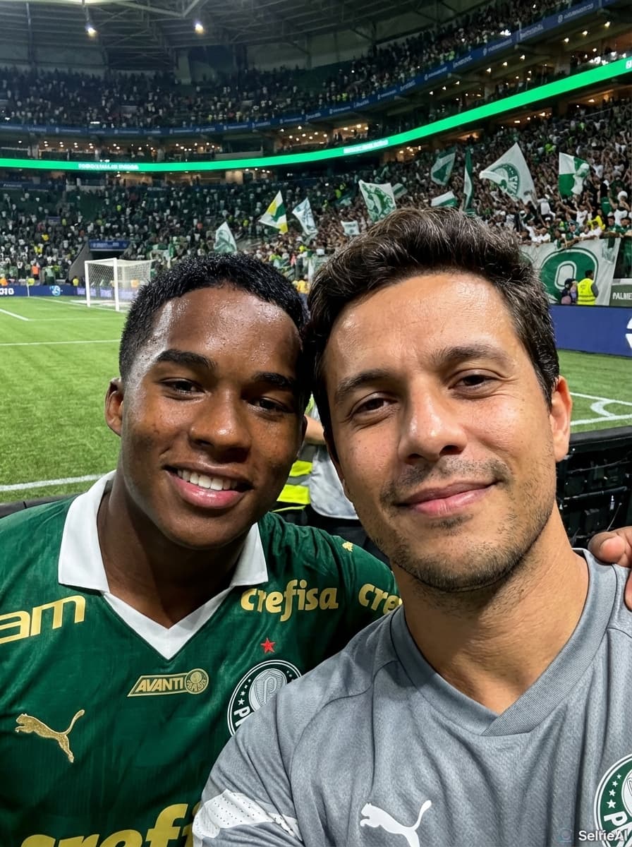 Selfie IA com Endrick
