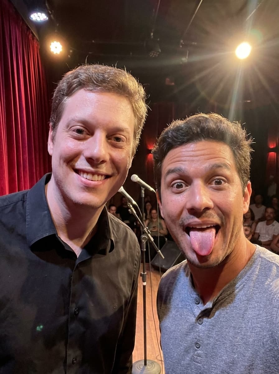 Selfie com Fábio Porchat
