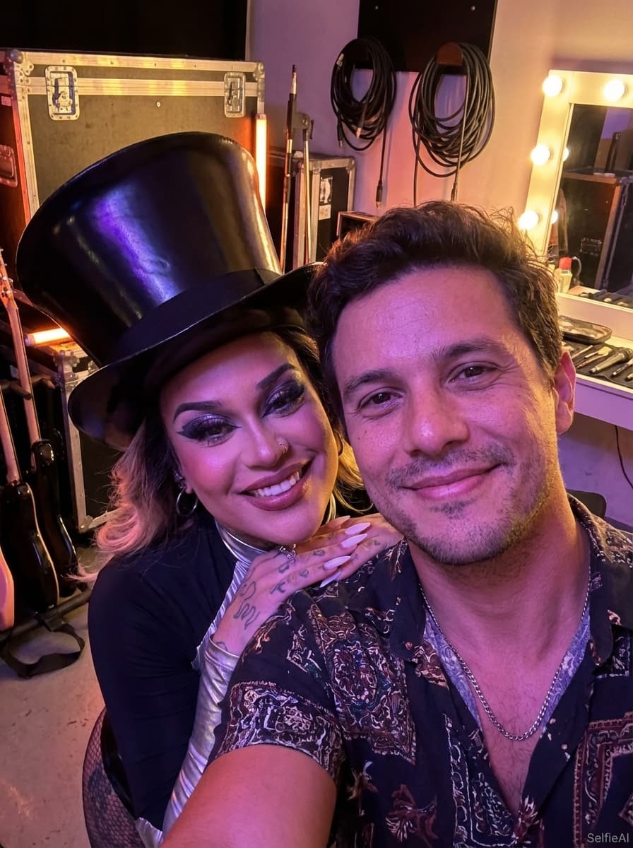 Selfie with Gloria Groove