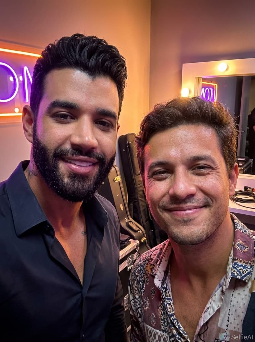 Selfie with Gusttavo Lima