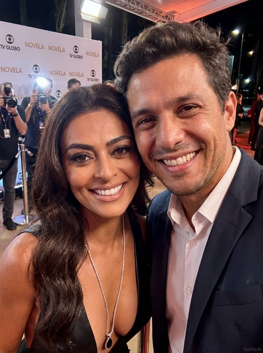 Selfie com Juliana Paes