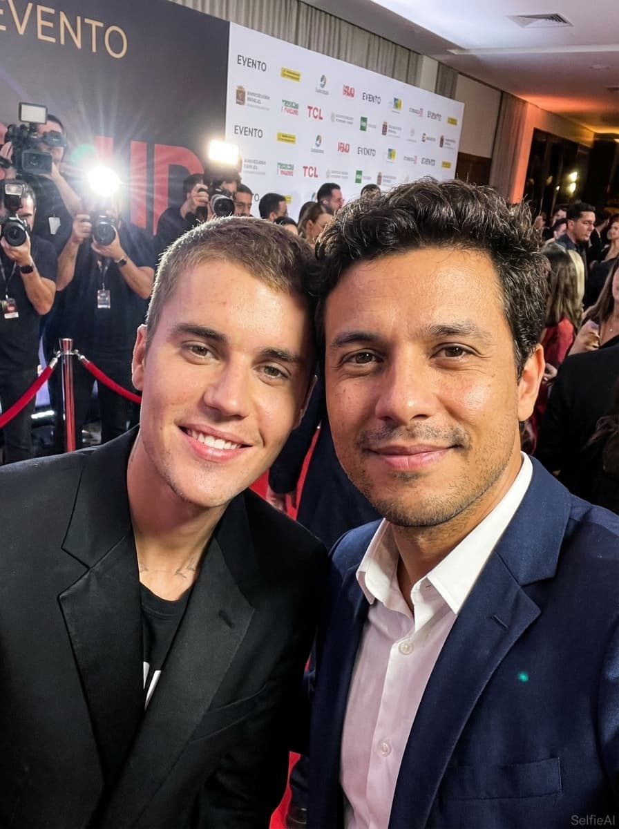 Selfie with Justin Bieber