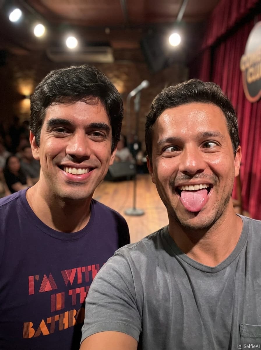 Selfie IA com Marcelo Adnet