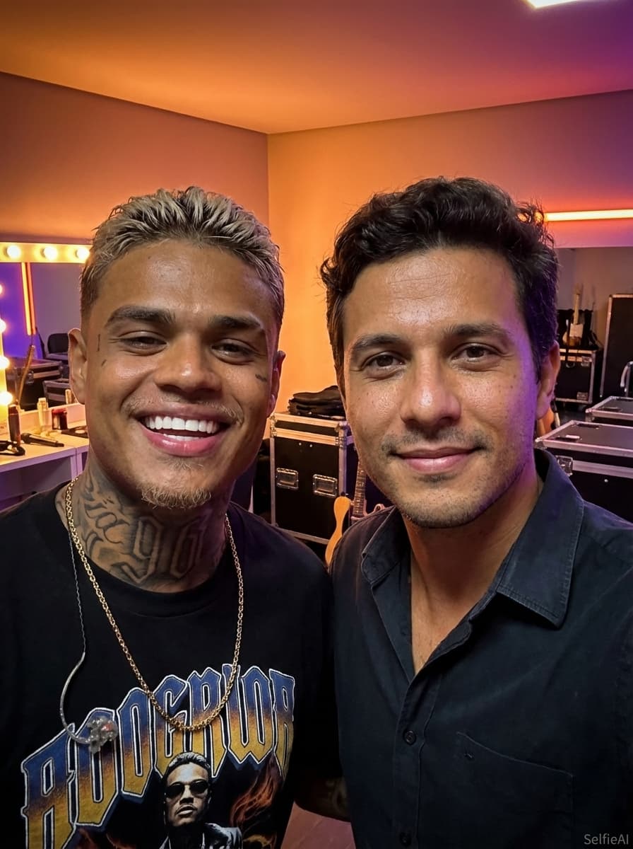 Selfie IA com MC Cabelinho