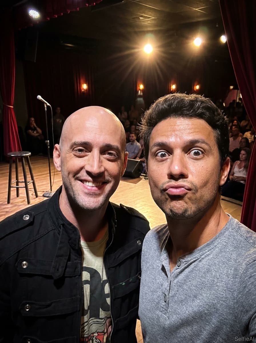 Selfie com Paulo Gustavo
