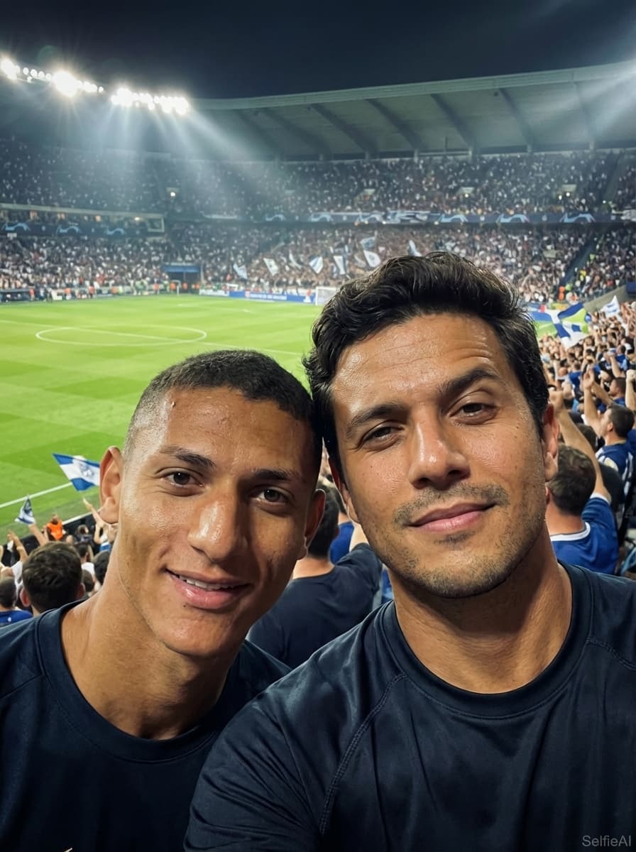 Selfie IA com Richarlison