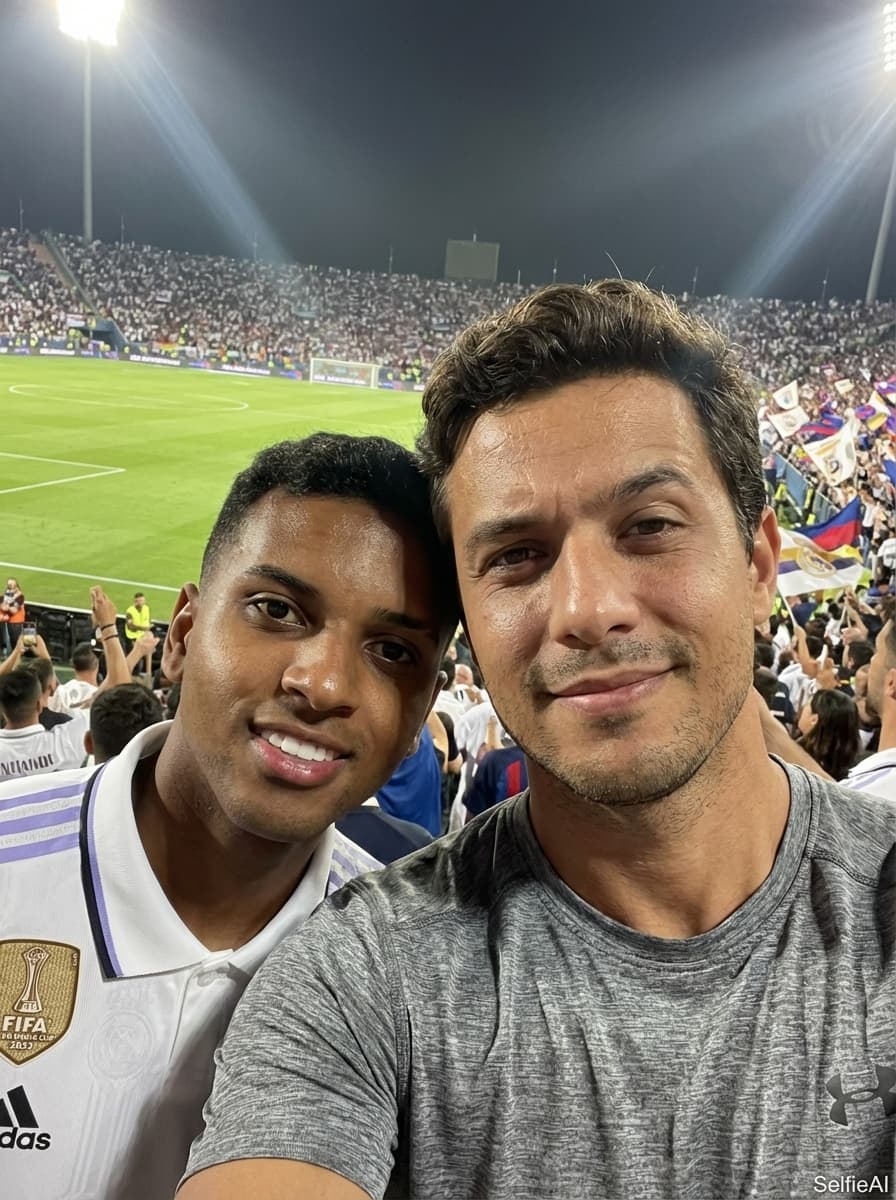 AI Selfie with Rodrygo