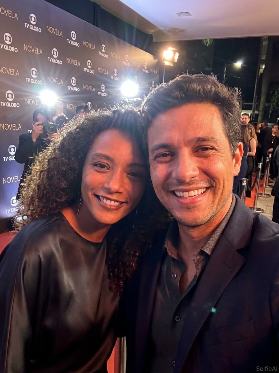 Selfie com Taís Araújo