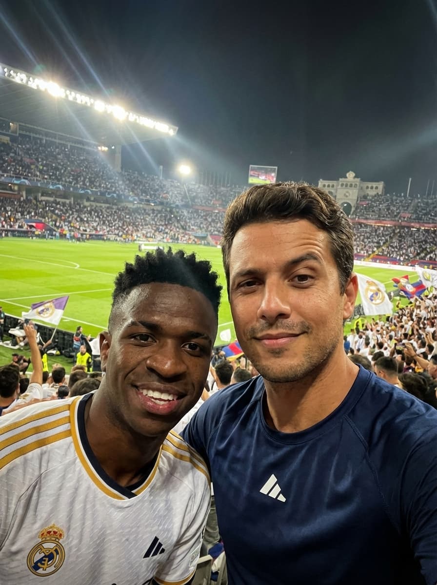 Selfie with Vini Jr.