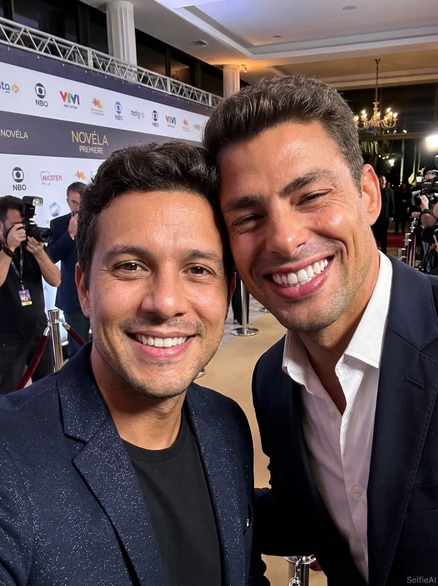 Selfie com Cauã Reymond