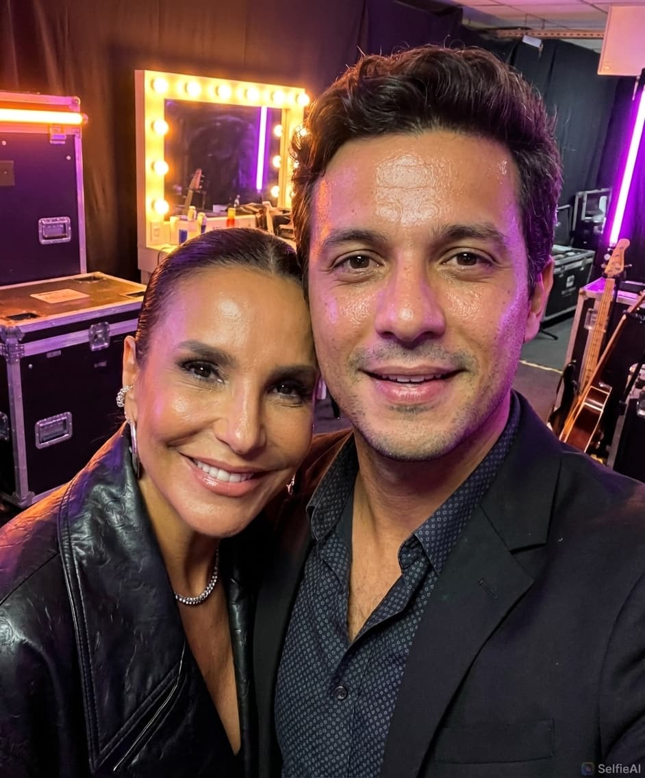 Selfie IA com Ivete Sangalo