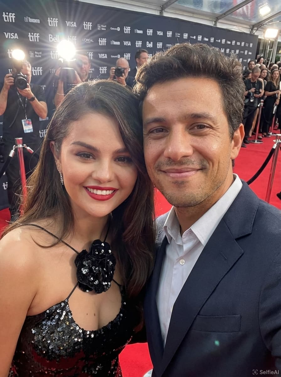 AI Selfie with Selena Gomez